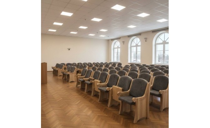 Кресла для актовых залов, театральные кресла из массива под заказ (массив дуба)